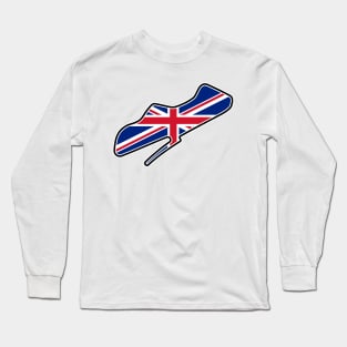 Donington Park [flag] Long Sleeve T-Shirt